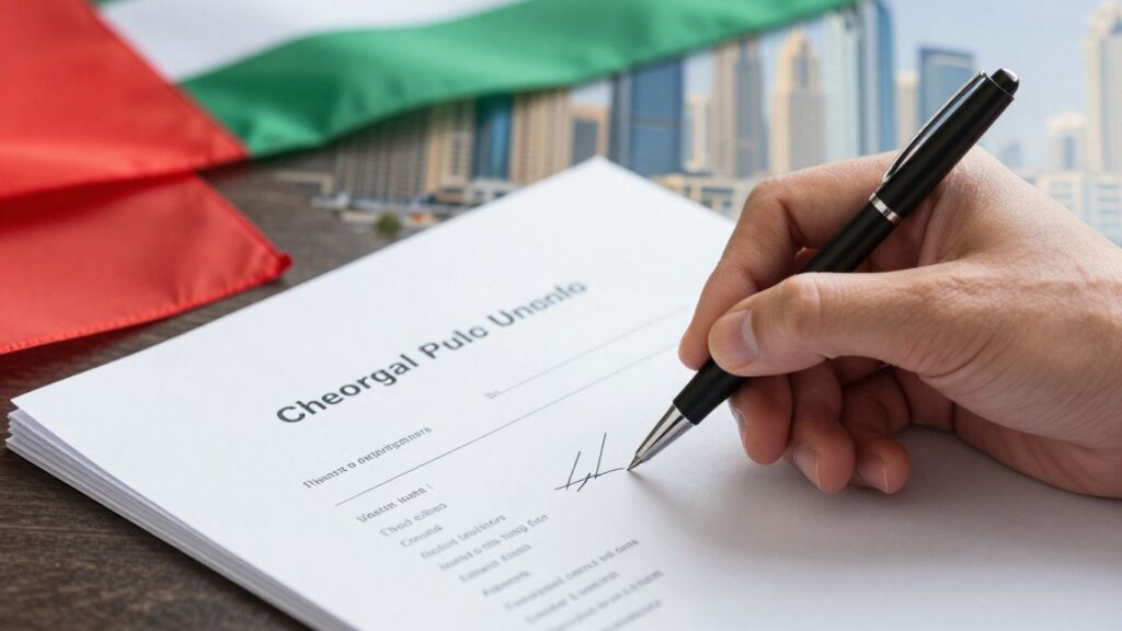 image | Hope Ventures FZ-LLC UAE company registration documents and flag