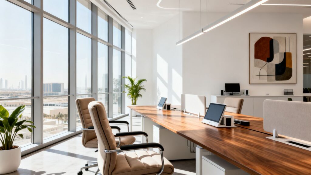 Entrepreneurial workspace in a major hub